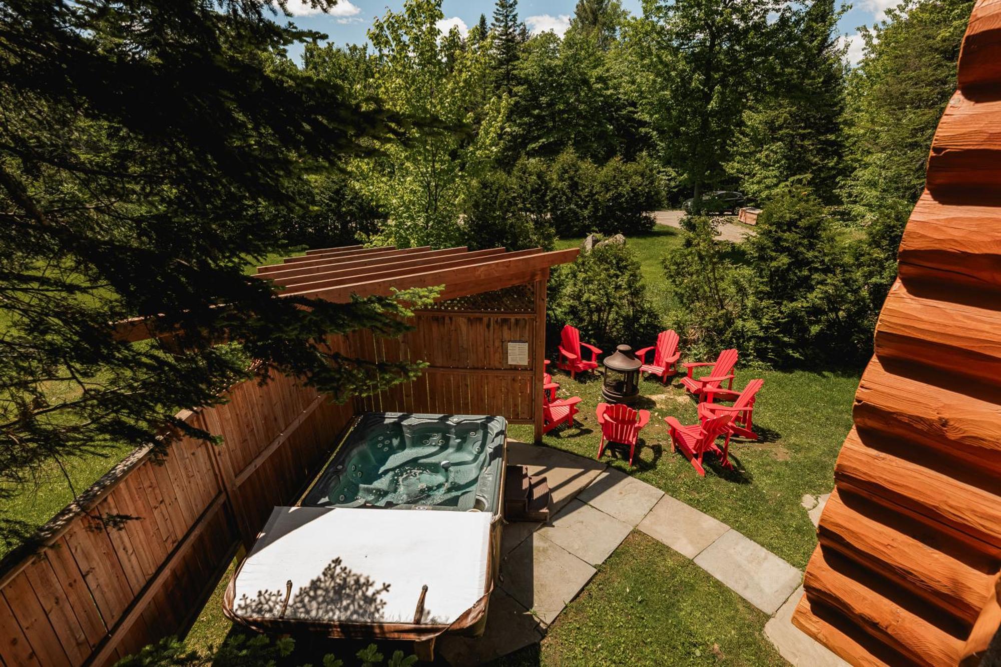 Fiddler Lake Resort Chalet 4 Cerf Mille-Isles Eksteriør bilde