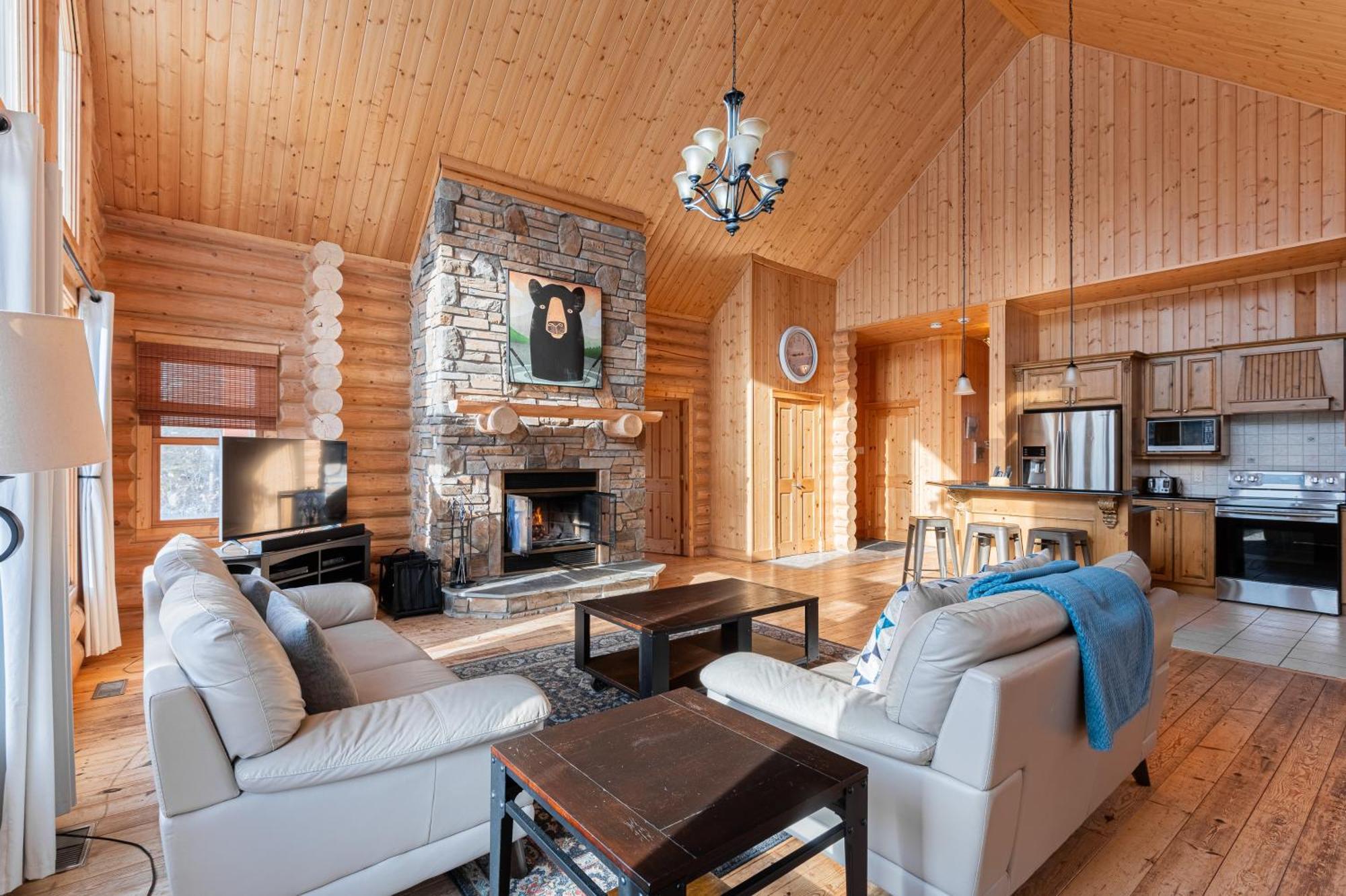 Fiddler Lake Resort Chalet 4 Cerf Mille-Isles Eksteriør bilde