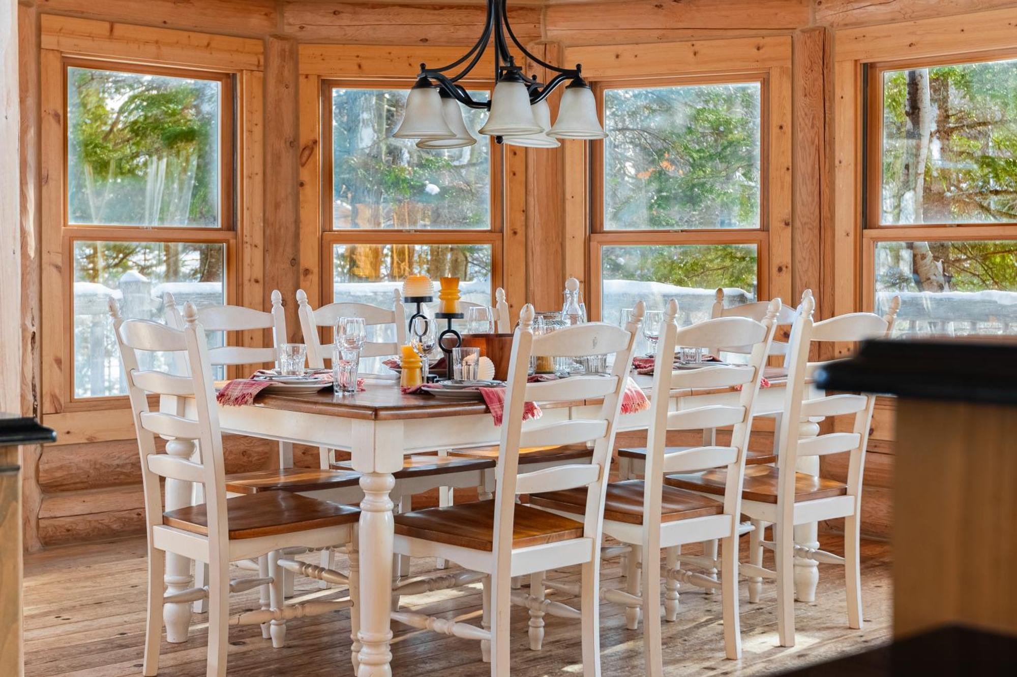 Fiddler Lake Resort Chalet 4 Cerf Mille-Isles Eksteriør bilde